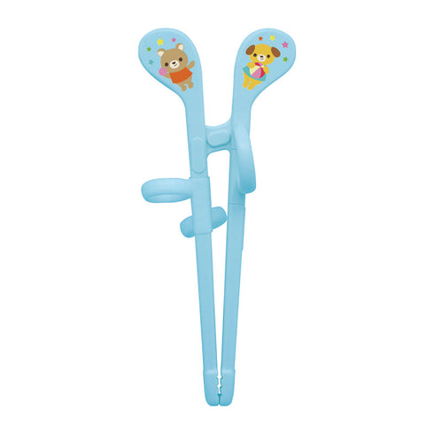 【1.5歳ごろ~】エジソンのお箸mini 右手用 ブルー 1歳半から使えるミニサイズのお箸