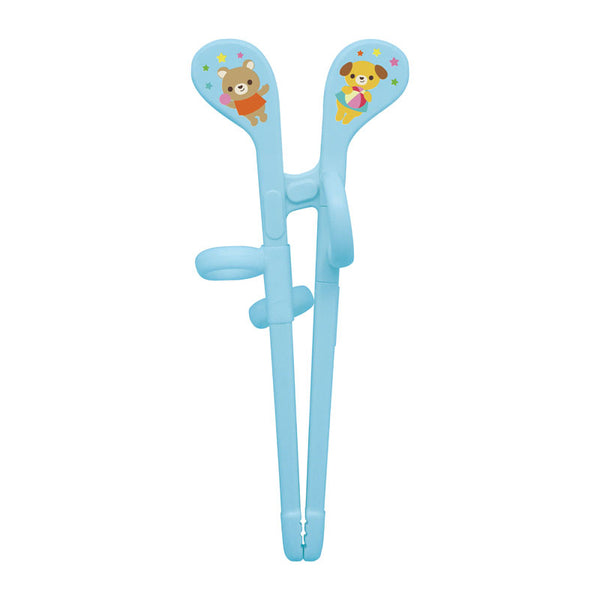 【1.5歳ごろ~】エジソンのお箸mini 右手用 ブルー 1歳半から使えるミニサイズのお箸