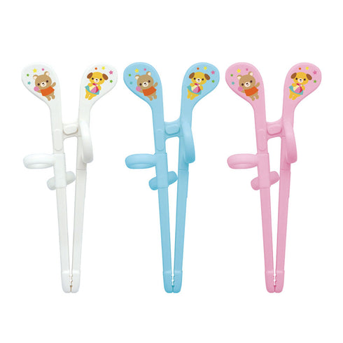 【1.5歳ごろ~】エジソンのお箸mini 右手用 ホワイト 1歳半から使えるミニサイズのお箸