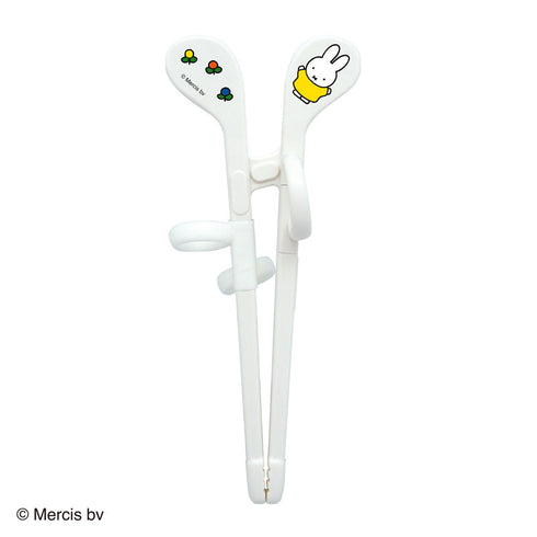 【1.5歳ごろ~】エジソンのお箸mini miffy 右手用 ミッフィーデザインのミニサイズのお箸 ギザギザした独自の形状で掴みやすい工夫