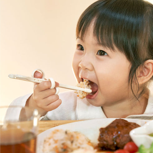 【1.5歳ごろ~】エジソンのお箸mini miffy 右手用 ミッフィーデザインのミニサイズのお箸 ギザギザした独自の形状で掴みやすい工夫