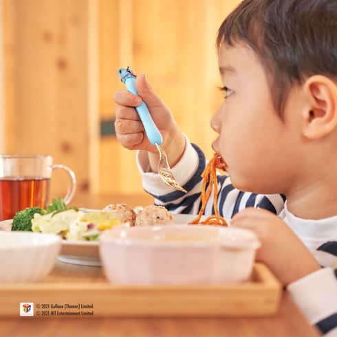 【フォーク&スプーン:1.5歳ごろ~ エジソンのお箸 右手用:2歳ごろ~就学前】お食事応援セットきかんしゃトーマス きかんしゃトーマスのお食事セット はじめてのお食事セットにぴったり