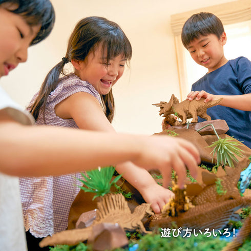 コンタモバトル ティラノサウルス VS スピノサウルス 簡単に作れる大迫力のジオラマのおもちゃ