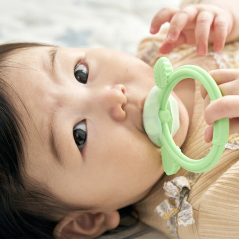 カミカミBaby 花咲くラズベリー 花びらひらくシリコンカバー付き 機能性UPの歯がため