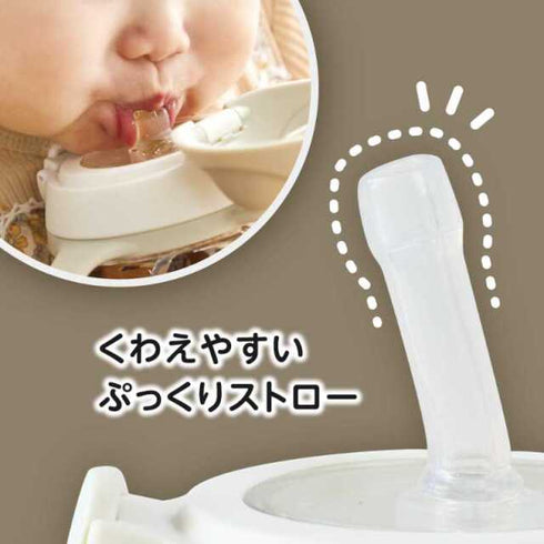 【ポイント10倍】あにまーるマグ グリーン かわいいベビー用 ストローマグ コップ飲みのコツがつかめる飲み口 ピクニック お出かけ 水分補給の必需品