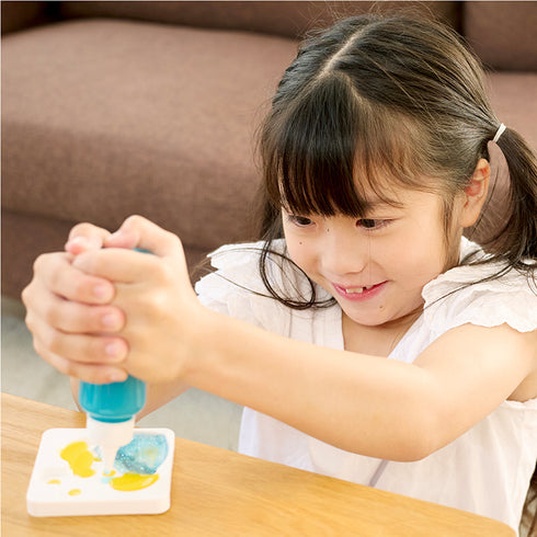 【ポイント10倍】ぷにょぷにょアクアリウム 海のなかまたち 12色セット 化学反応で平面から立体に!?キラキラインク入りで可愛い海のなかまたちを作ってみよう