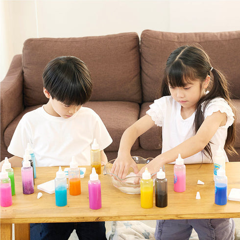 【ポイント10倍】ぷにょぷにょアクアリウムmini 海のなかまたち 6色セット 化学反応で「不思議な仲間」を作ってみよう!キラキラインク入りで作品がさらに輝く!