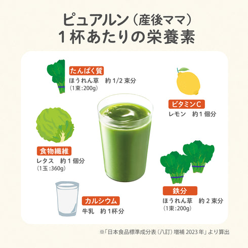 【お試し10g】ケールプロテイン ピュアルン 産後ママ・授乳期の栄養補給に|国産ケール100%・たんぱく質・鉄配合・甘くて飲みやすい抹茶風味