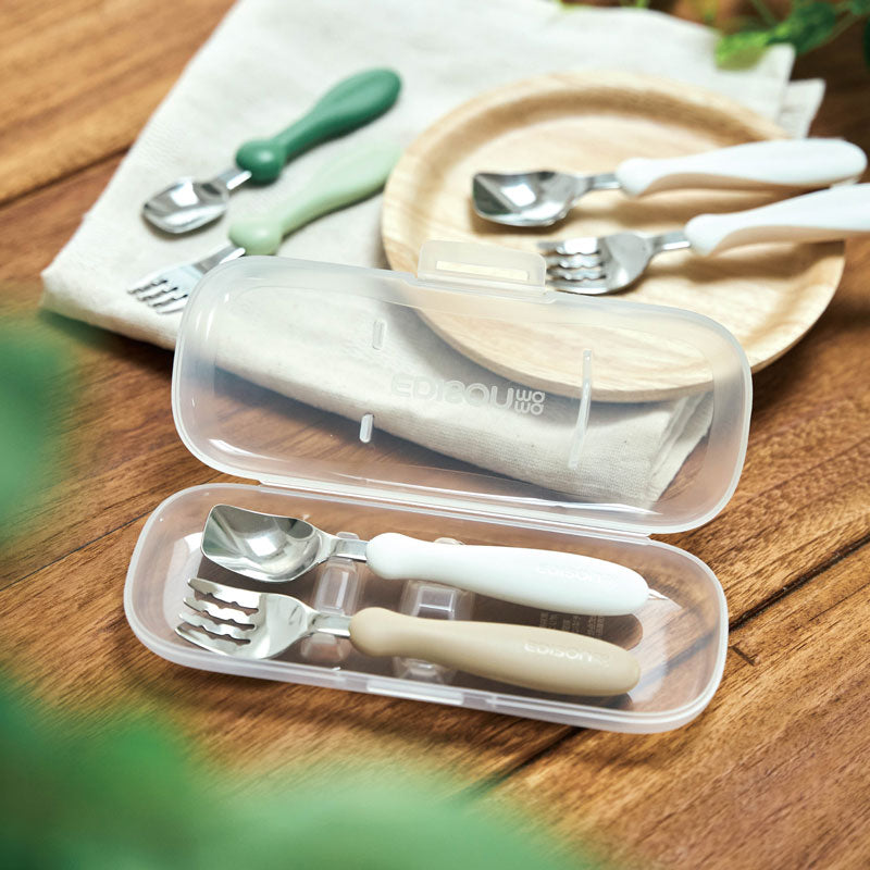 フォーク＆スプーン マルチケース 開け閉めしやすいロック形状のケース