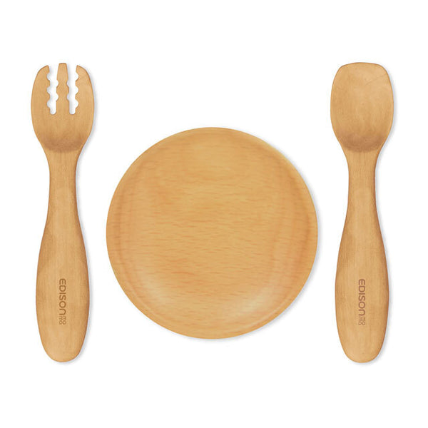 【9ヶ月ごろ~】木製カトラリーセットBaby 熱を伝えにくい木製のカトラリーセット 贈り物におすすめ