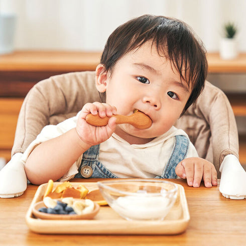 【9ヶ月ごろ~】木製カトラリーセットBaby 熱を伝えにくい木製のカトラリーセット 贈り物におすすめ