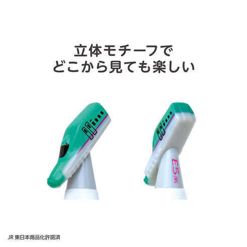 【1.5歳ごろ~】フォーク&スプーン はやぶさ 新幹線好きにはたまらないマスコット付きのフォーク&スプーン