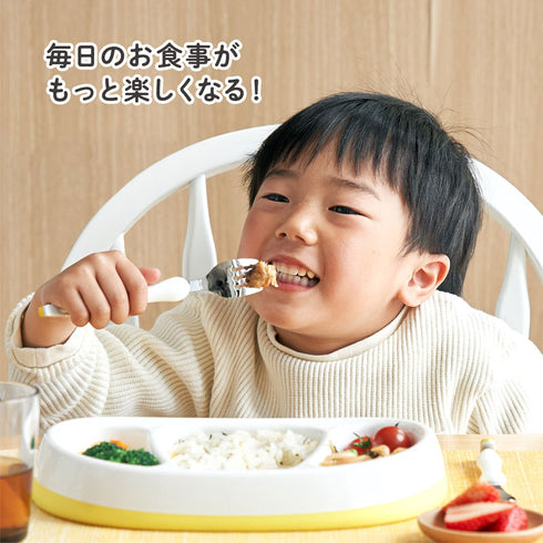 【1.5歳ごろ~】フォーク&スプーン ドクターイエロー 新幹線好きにはたまらないマスコット付きのフォーク&スプーン