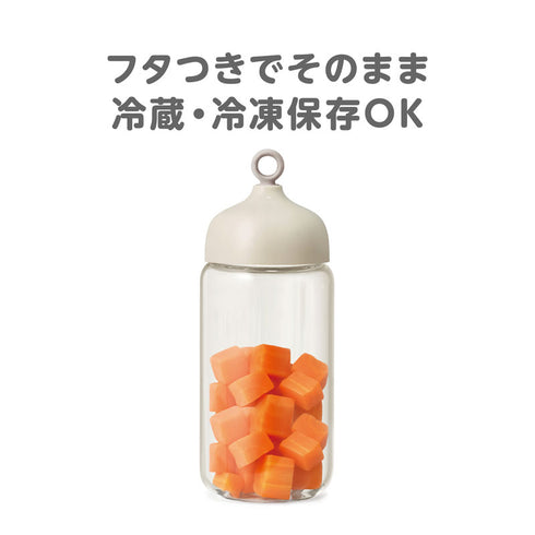 【パーツ販売】離乳食ブレンダー パパっとクック フタ・容器セット(260ml)
