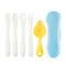 【5~8ヶ月ごろ】これさえあればOKパック ぱくぱく期まで使えるスプーン5本セット
