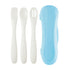 【5~8ヶ月ごろ】離乳食スプーン3本セット 食材をつぶせる機能付きのフィーディングスプーン