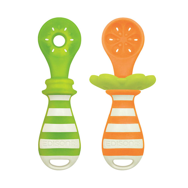 【5~8ヶ月ごろ】はじめて使うスプーン 柔らかい素材で安心して使えるスプーン