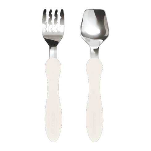 エジソンのカトラリー フォーク 溝がついて麺がすべり落ちない