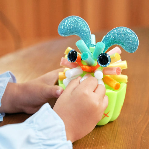 【プレミアムフェア65%off】つくってあそぼうふわもん 公園セット 毛束を貼って作る毛糸のペット