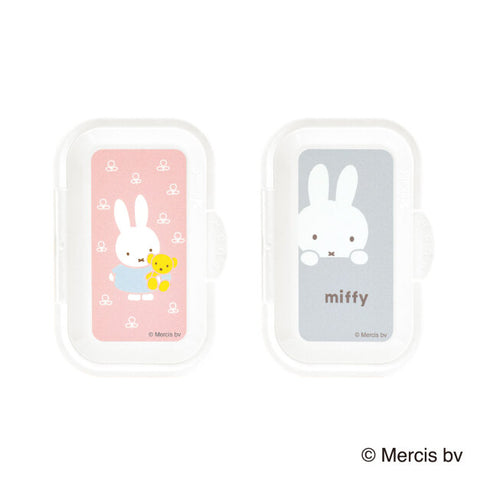 Bitatto+ miffy グレー 繰り返し使えるウエットシートのフタ おしゃれなミッフィーデザイン