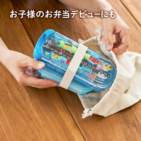 トリオセット はたらくくるま 持ち運びができるカトラリーセット