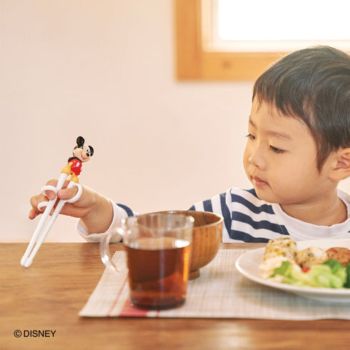 【2歳ごろ~就学前】エジソンのお箸Ⅰ / ディズニー プーさん / 右手用 プーさんのマスコット付きのお箸