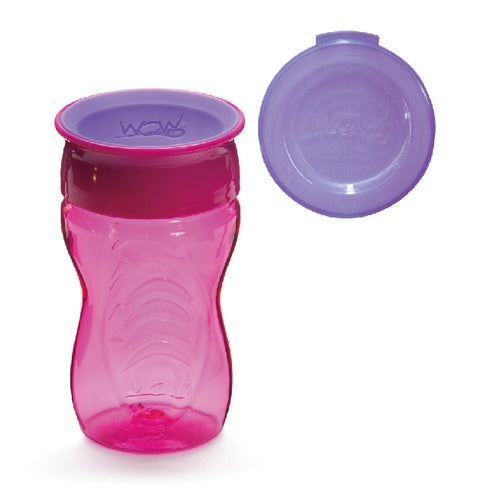 【プレミアムフェア35%off】WOW CUP kid's ピンク 逆さにしてもこぼれにくいベビーコップ