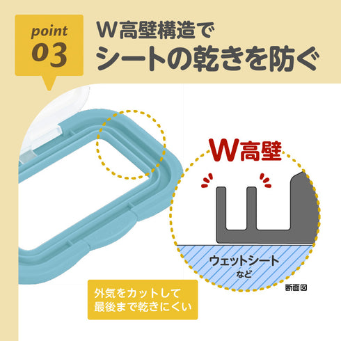 Bitatto + miffy おさんぽ ワンタッチタイプ 繰り返し使えるウェットシートのフタ