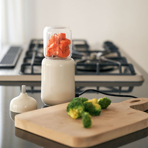 離乳食ブレンダー パパっとクック 簡単調理で時短 電子レンジ使用可能で便利 ギフトや出産祝いにおすすめ