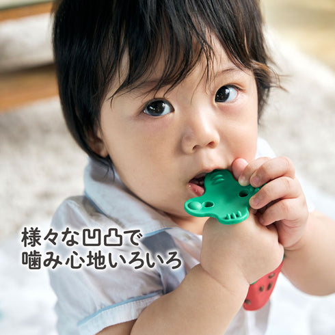 カミカミBaby 立体スイカ リアルでかわいい立体型の歯がため