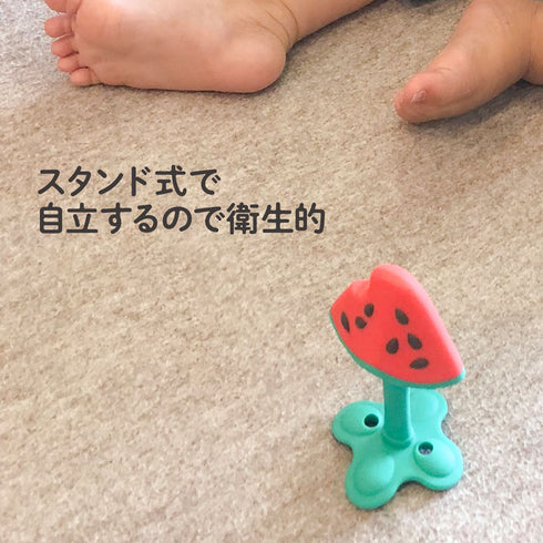 カミカミBaby 立体スイカ リアルでかわいい立体型の歯がため