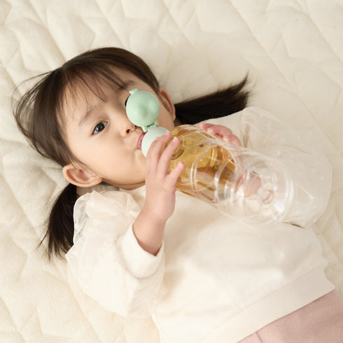 【ポイント10倍】あにまーるペットボトルストロー ピンク アタッチメント付属 どんな姿勢でも飲みやすいおもり付き 出産準備や陣痛バッグにも