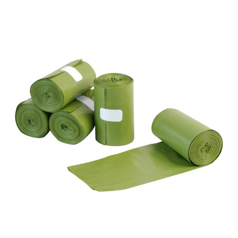 おむつポイ袋 香りつきでニオイが気にならない 1ロール20枚×5本入り エチケット袋