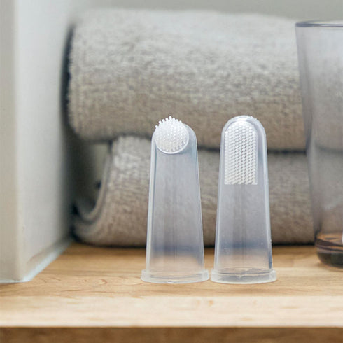 シリコン指歯ブラシ 指にはめて磨ける歯ブラシ