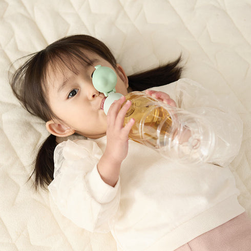 【ポイント10倍】あにまーるペットボトルストロー モカ どんな姿勢でも飲みやすいおもり付き 出産準備や陣痛バッグにも