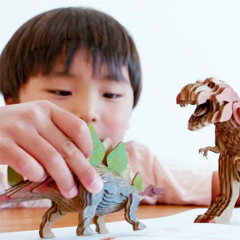 コンタモ プテラノドンL パーツを重ね貼るだけの簡単なペーパークラフト