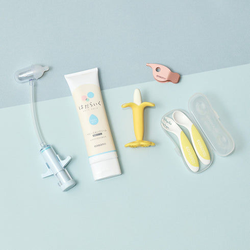 【出産祝い】お手軽ケア&カトラリーセット 公式限定