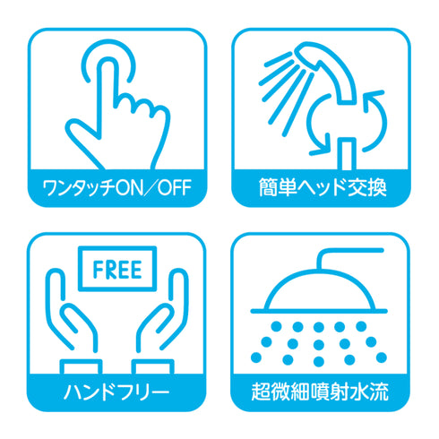 両手が使えるハンドフリーシャワーヘッド