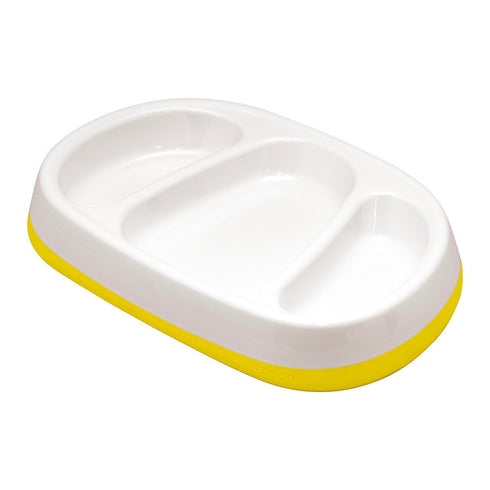 たっぷり入る深皿プレート　仕切りが深いランチプレート