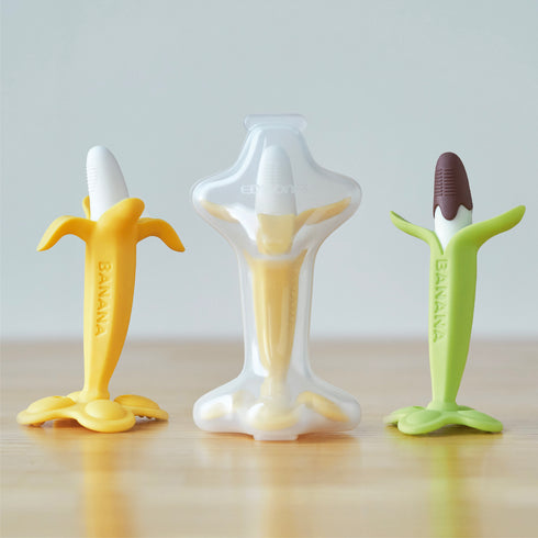 カミカミBaby　バナナマルチケース　カミカミBabyバナナシリーズを持ち歩けるプッシュ式ケース