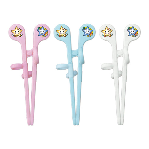 【2歳前～】エジソンのお箸Baby　右手用　ホワイト　2歳前から使えるお箸