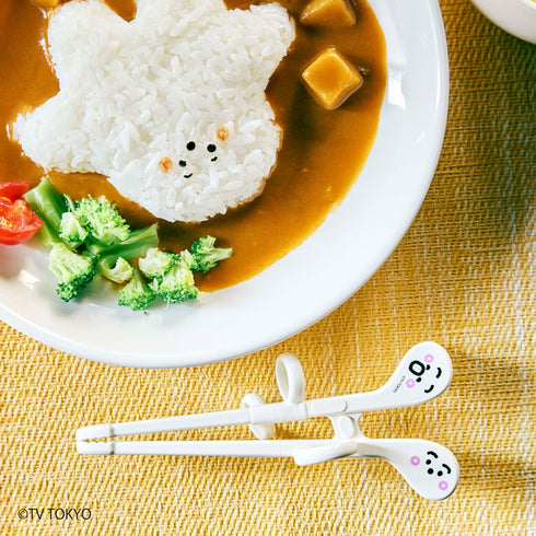 【1.5歳ごろ～】エジソンのお箸mini　右手用　シナぷしゅ　シナぷしゅデザインのミニサイズのお箸　お箸デビューにぴったりのミニサイズ