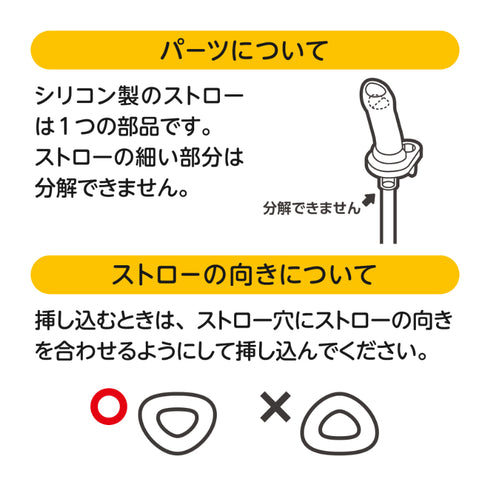 【パーツ販売】あにまーるマグ ストロー2本セット