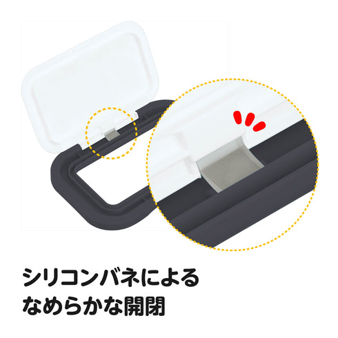 Bitatto＋　レトロミッキー　繰り返し使えるウエットシートのフタ
