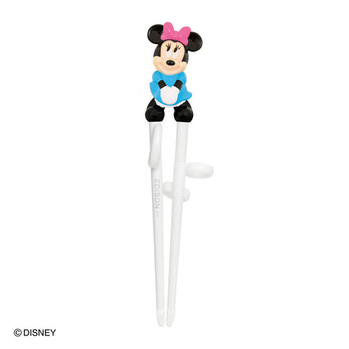 【2歳ごろ～就学前】エジソンのお箸Ⅰ / ディズニー ミニーマウス / 左手用　ミニⅠーマウスのマスコットが付いたお箸