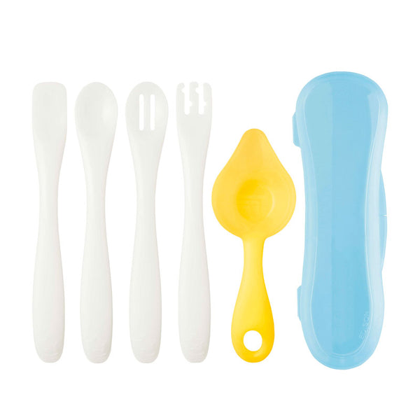 【5～8ヶ月ごろ】これさえあればOKパック　ぱくぱく期まで使えるスプーン5本セット