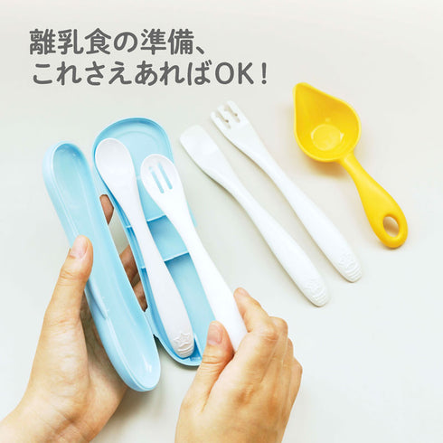 【5～8ヶ月ごろ】これさえあればOKパック　ぱくぱく期まで使えるスプーン5本セット