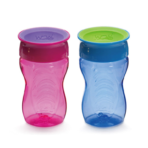 【プレミアムフェア35%off】WOW CUP kid's　ピンク　逆さにしてもこぼれにくいベビーコップ
