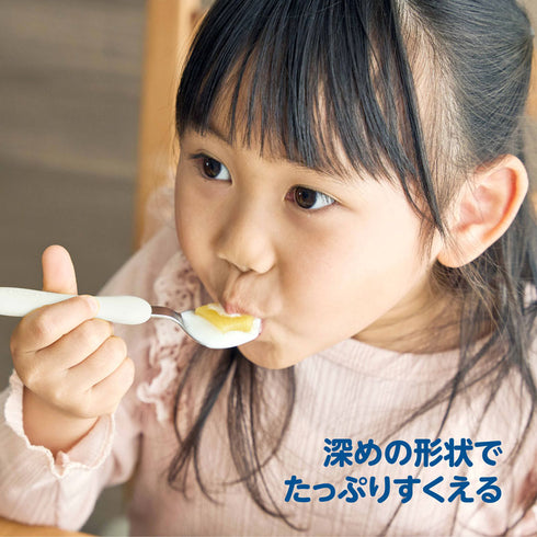 【1.5歳ごろ～】フォーク＆スプーン　miffy　ミッフィーのマスコット付きのフォーク&スプーン