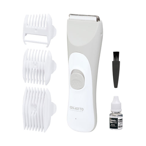 静音バリカン　プロ技　子どもが怖がらない静音設計　水で洗えていつでも清潔